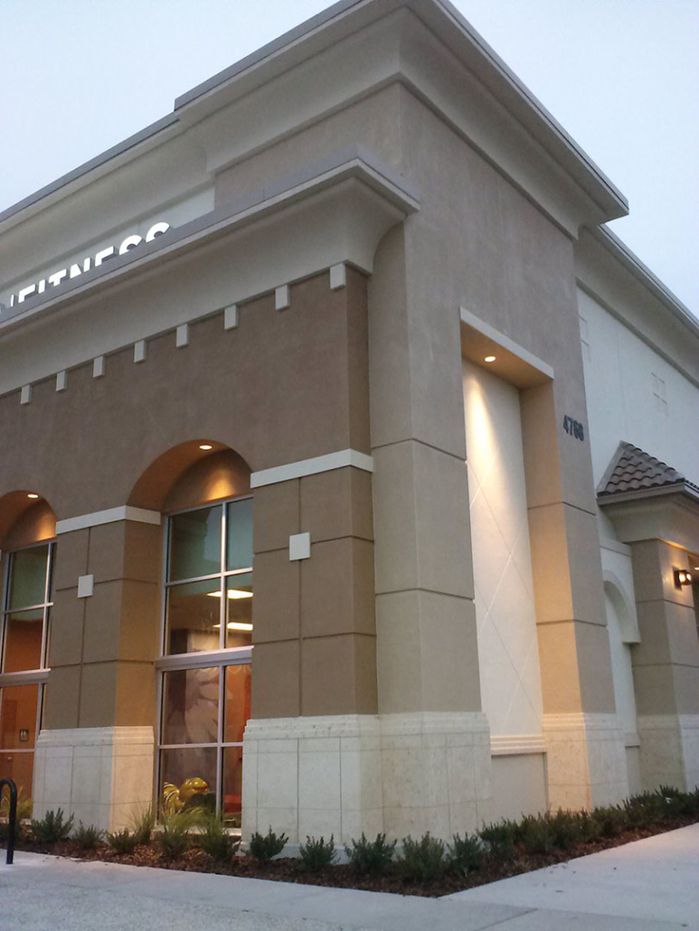 Commercial building with precast concrete and architectural foam 773x1030 1