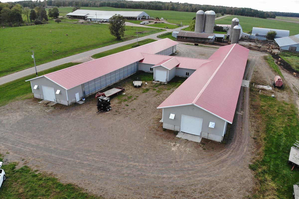 Frederic WI Owens Farms Agricultural Livestock Post Frame 003